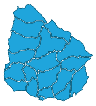 Mapa de Uruguay