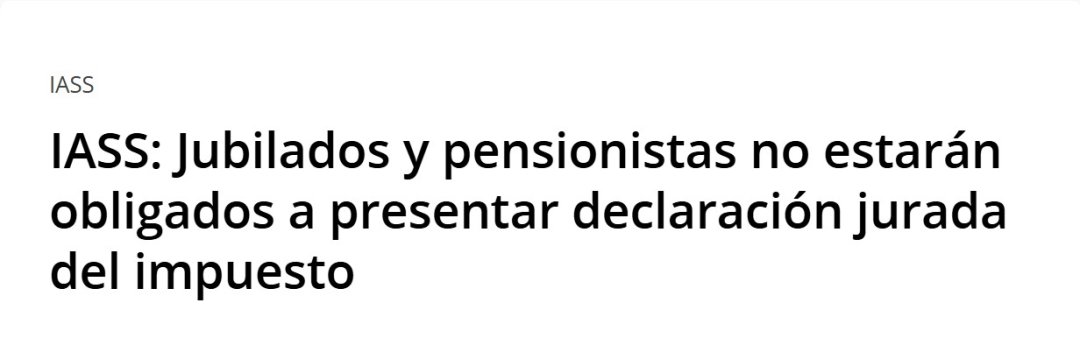 Cambios en el régimen de retención del IASS